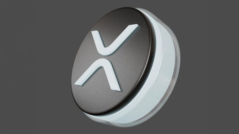 XRP Coin 3D Model